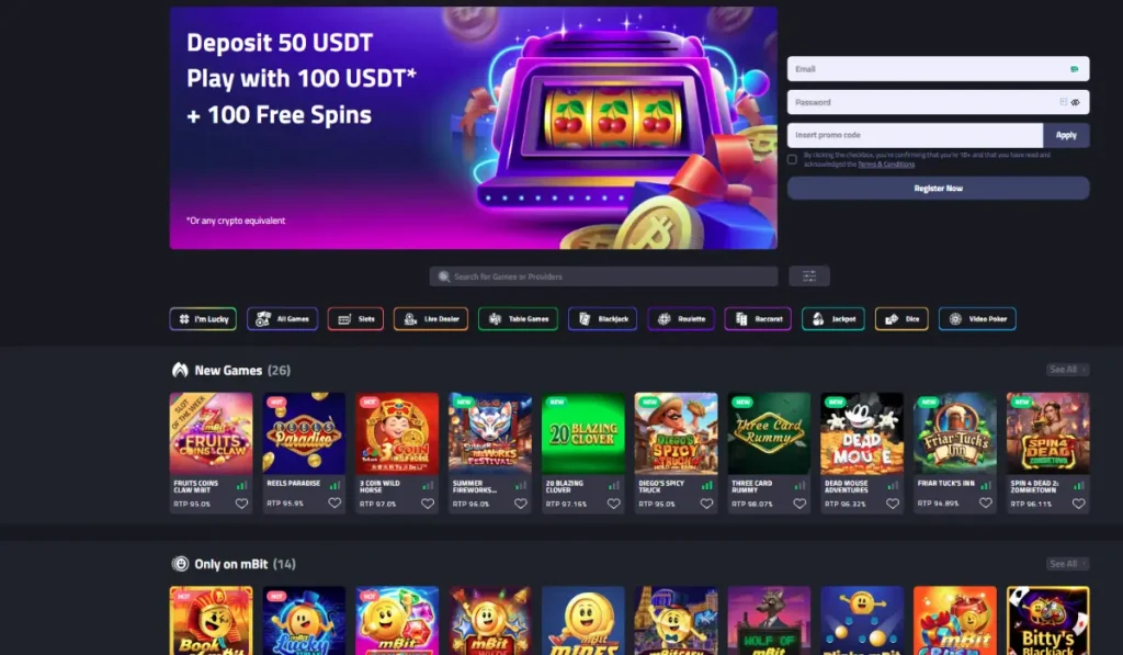 mBit casino img