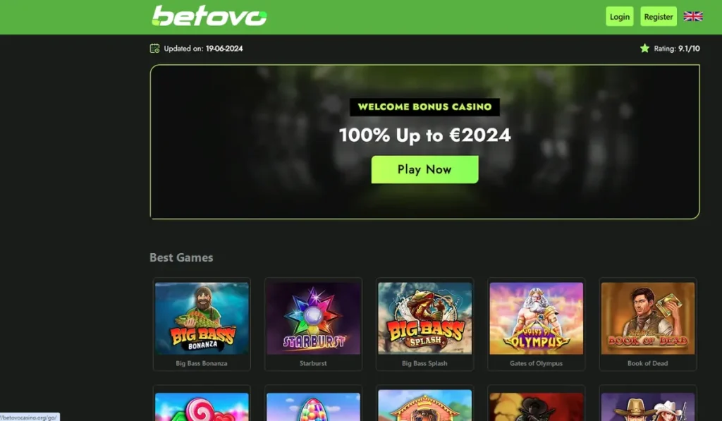 Betovo casino review