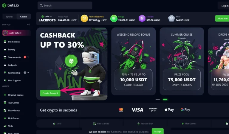Casino Review of Bets.io