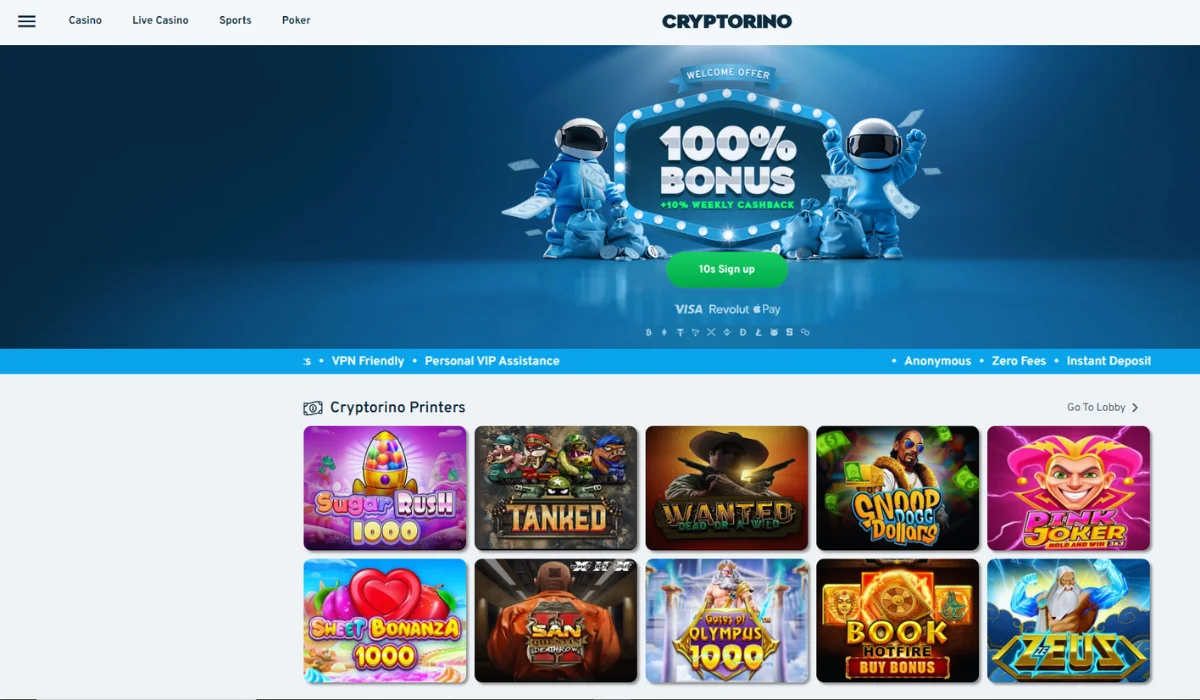 Cryptorino Casino