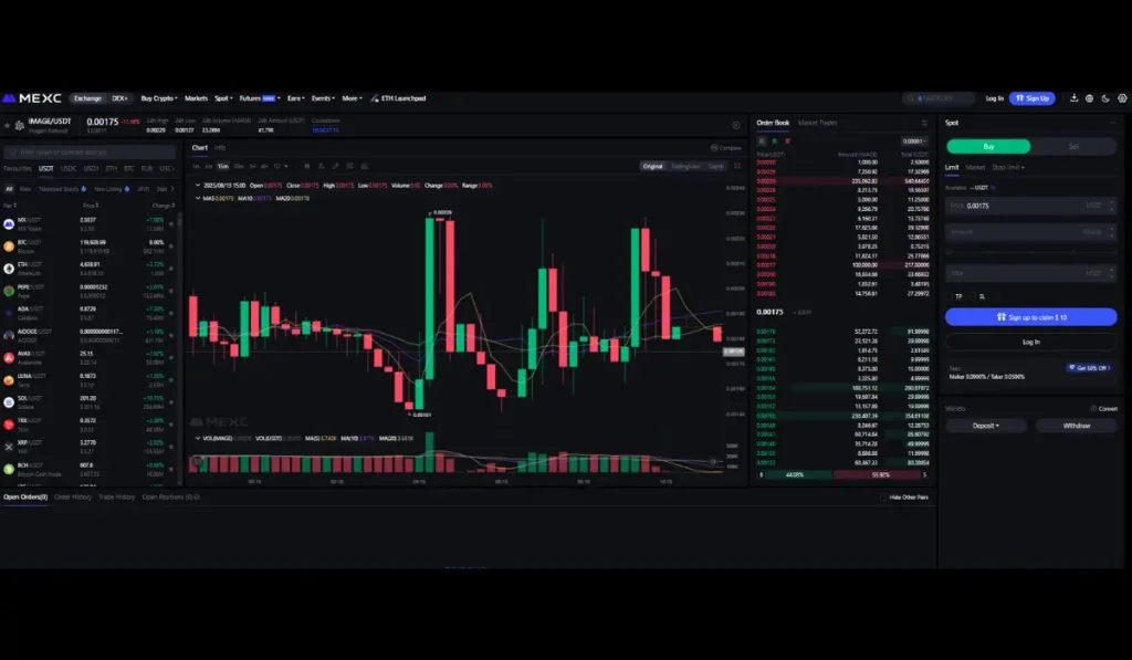 MEXC crypto exchange
