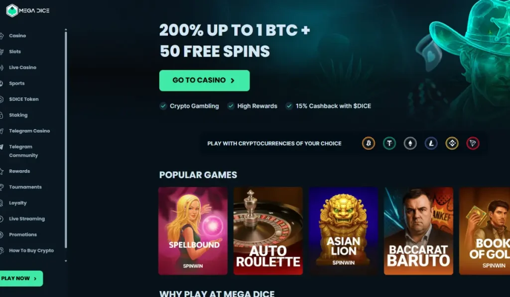 MegaDice Casino Review