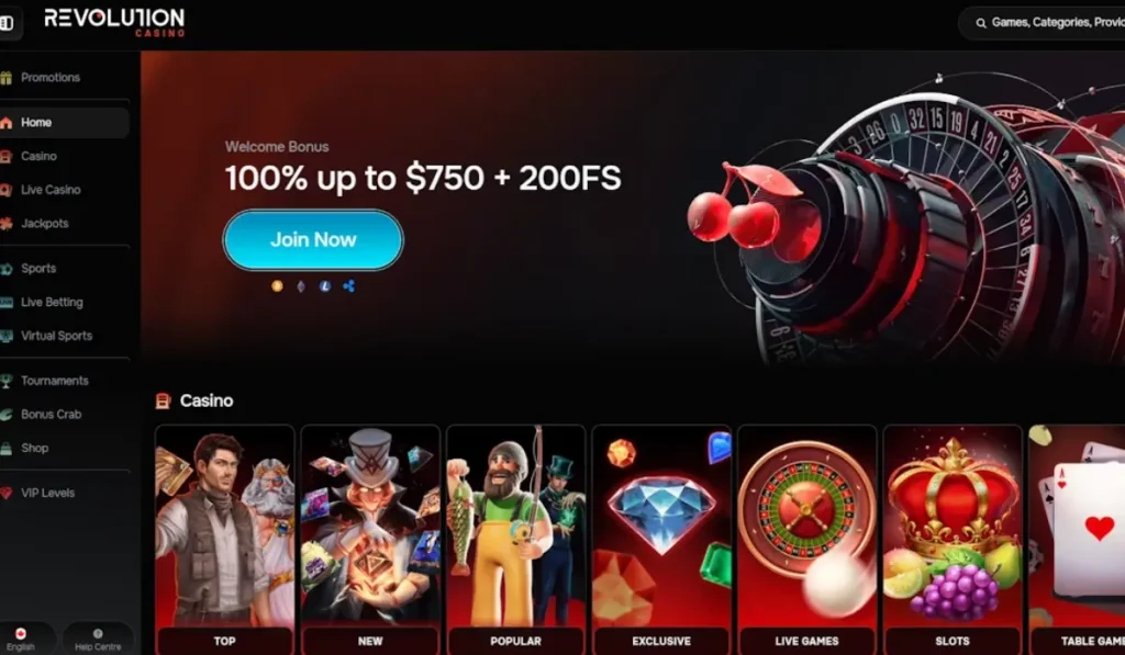Revolution casino