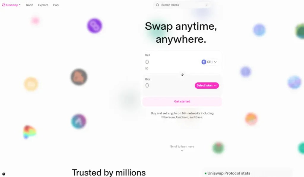Uniswap crypto exchange