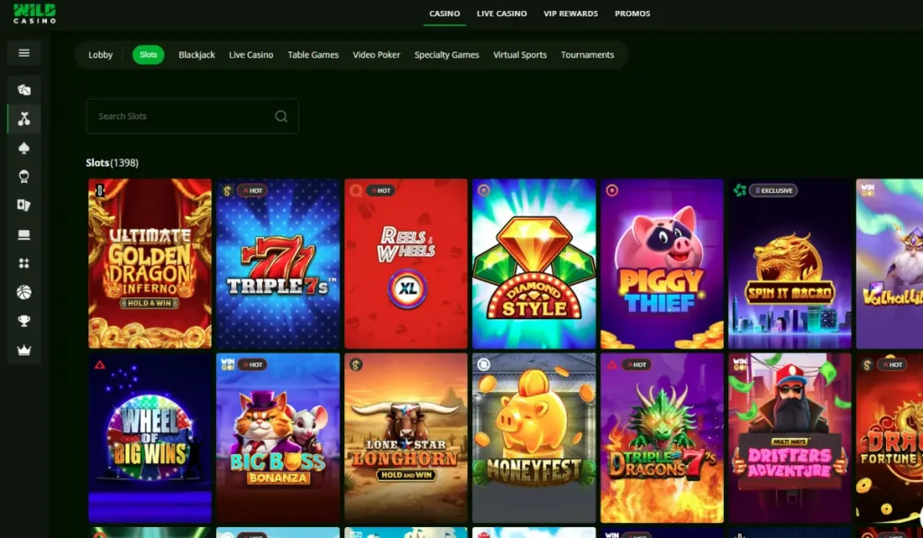 WILD CASINO REVIEW