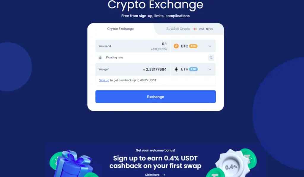 simpleswap crypto exchange