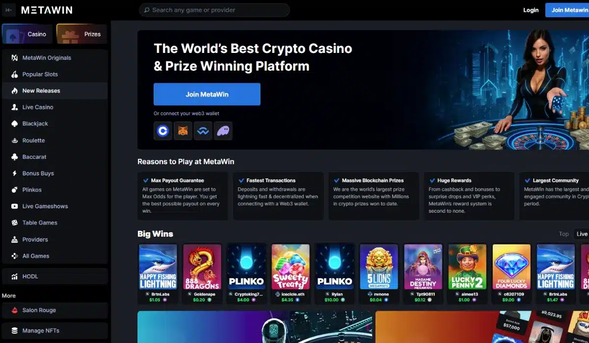 Metawin Online Casino