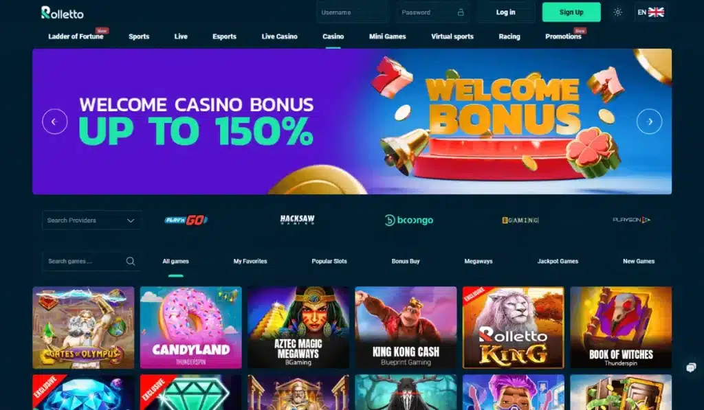 Rolletto Casino Review