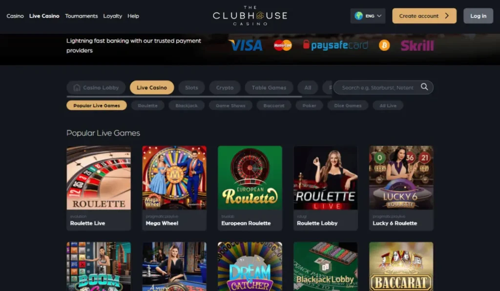 The Clubhouse Casino Review